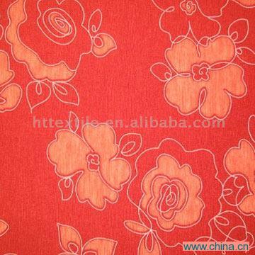 T/R Knitted Fabric with Burn Out