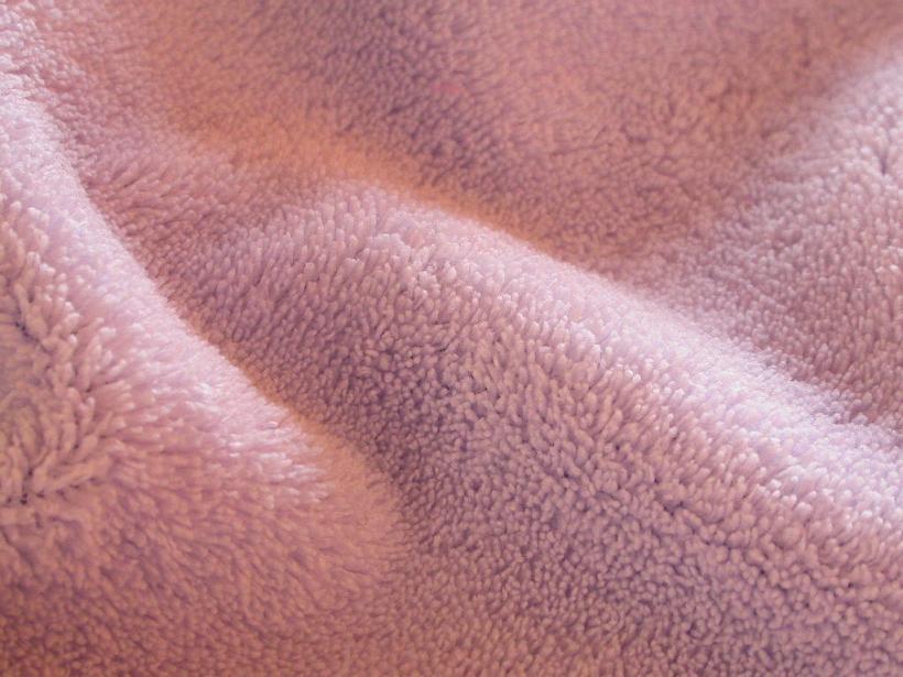 Coral fleece fabric and blanket