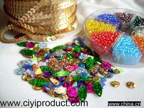 Glass Beads and Sequins
