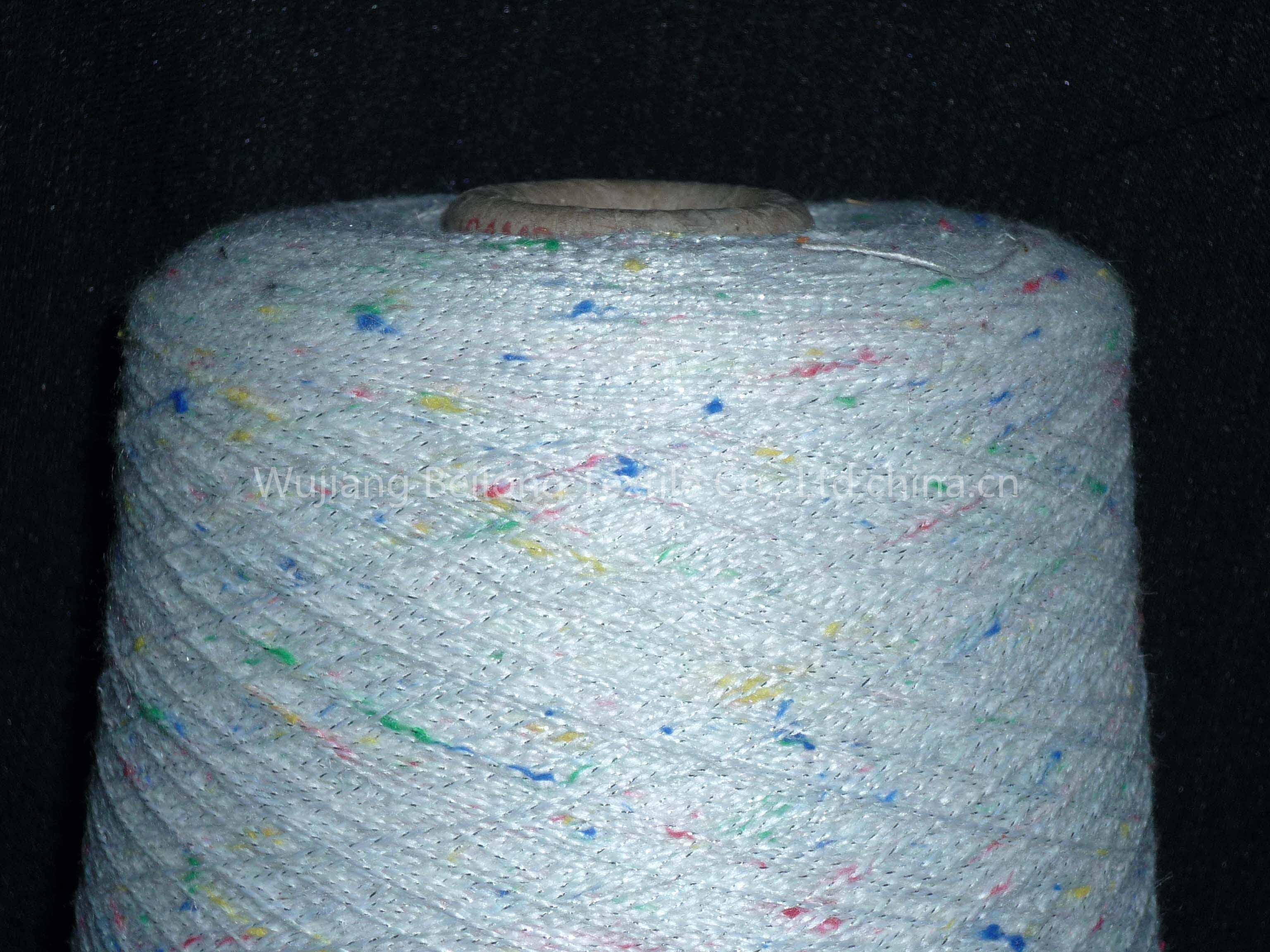 Fancy Yarn Color Knot Yarn of Polyester and Ramie