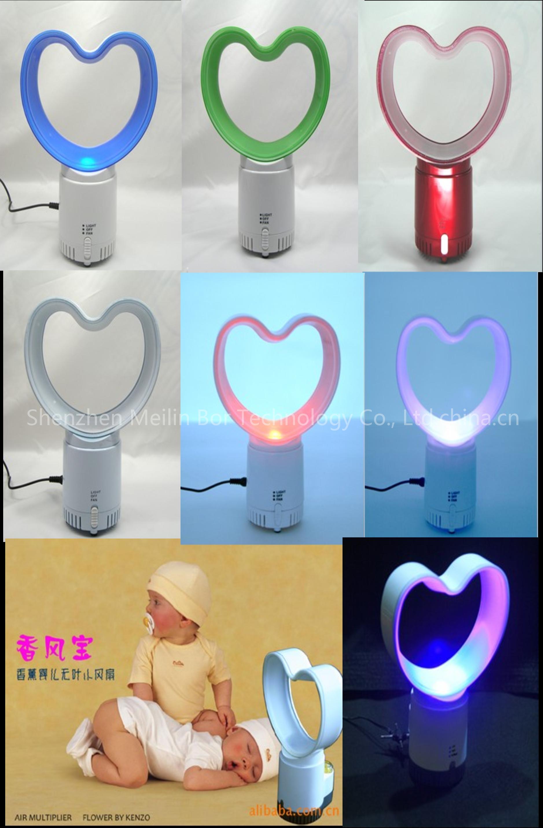 Aromatherapy bladeless small fan