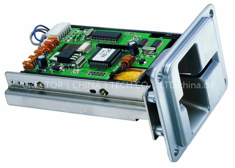 Manual insertion Hybrid Card Reader