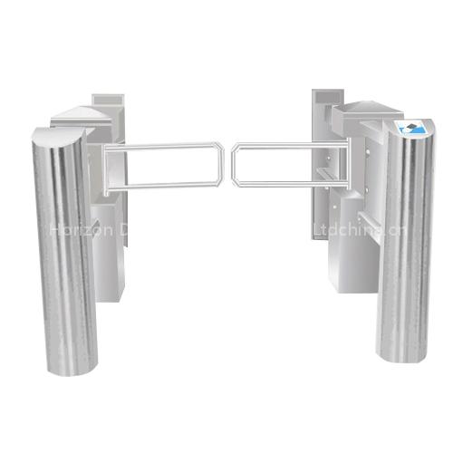 Column swing gate