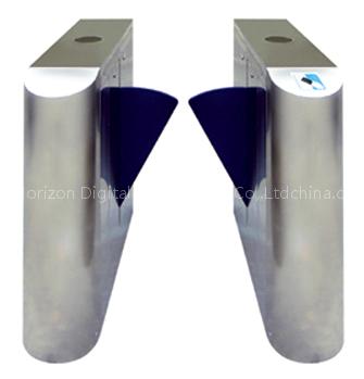 Arc angle flap gate