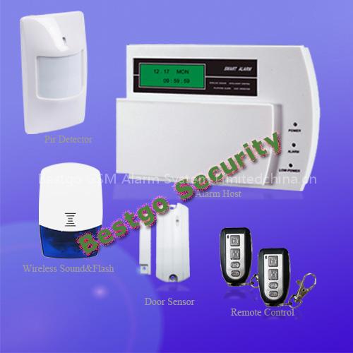 LCD Home GSM Alarm System