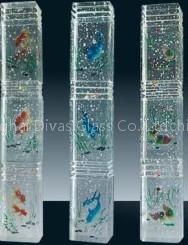 decorative crystal glass