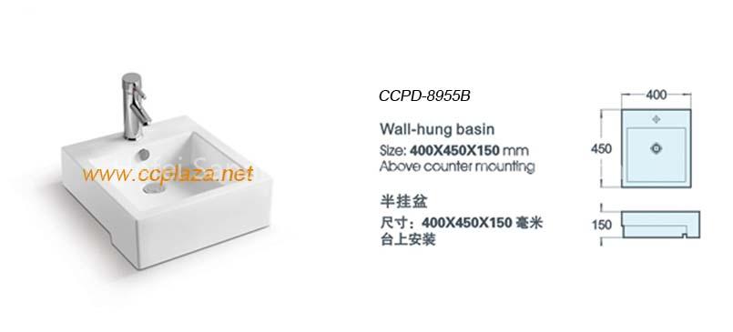Baisns, wall hung basins