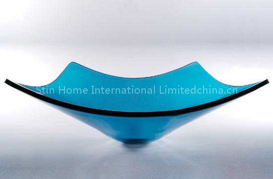 Glass sink/glass basin for bath