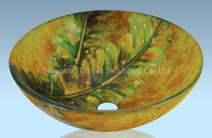 Tempered Glass Sinks /Glass Basins (GS-6536)