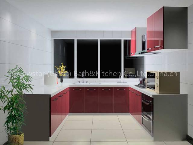 Lacquering kitchen cabinet,kitchen cabinets,kitchen furniture