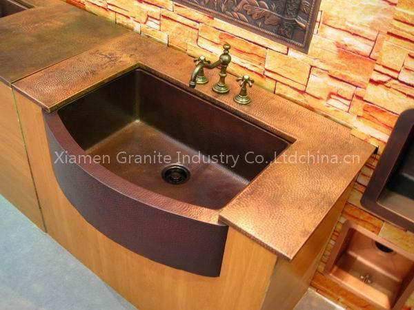 copper sink