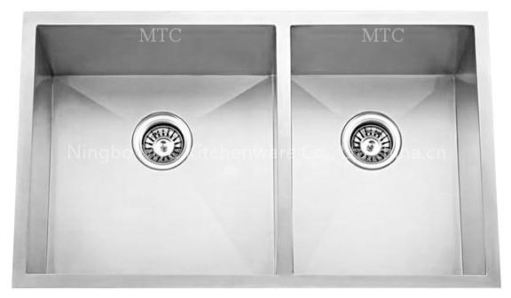 Zero Radius Stainless Steel Kitchen Sink