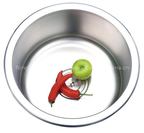 Single Bowl Drop In Undermount Kitchen Sink 420x200mm