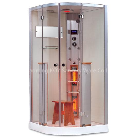 Infrared steam sauna room