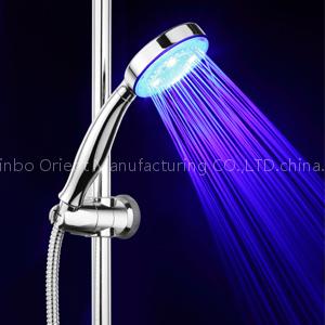 LED top shower
