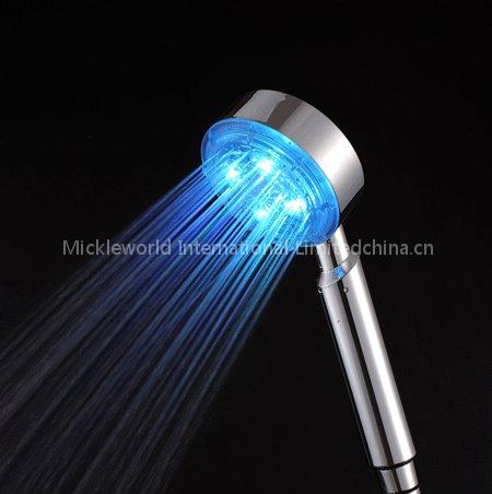 led light shower head