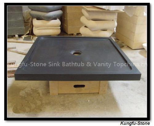 black granite shower tray