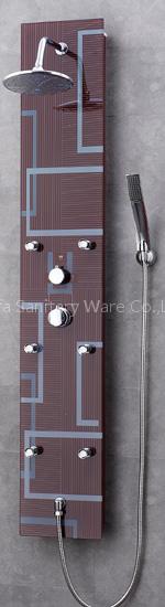 glass shower panel