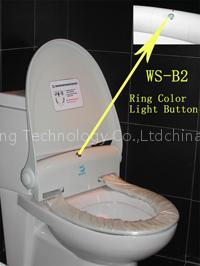 once toilet seat cover/toilet paper/toilet map