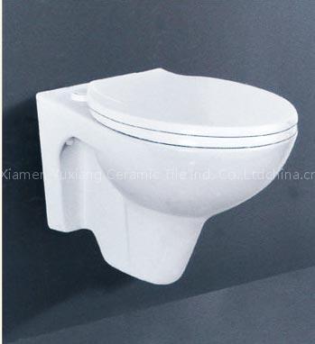 Wall Hung Toilet, One Piece Toilet Seat