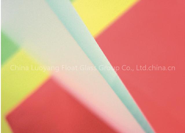 acid etched glass A06