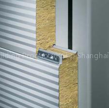 Rock wool sandwich panels F-MD ribbed surfaced