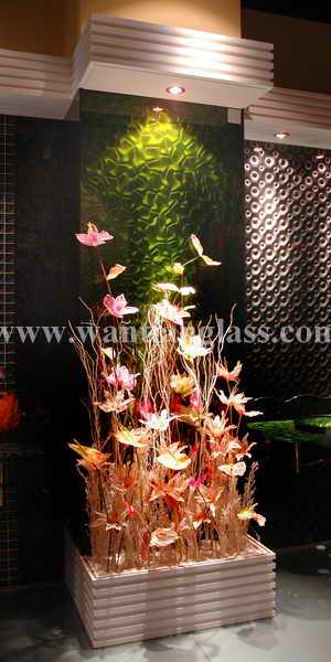 Wantian 3D art glass for vestibule