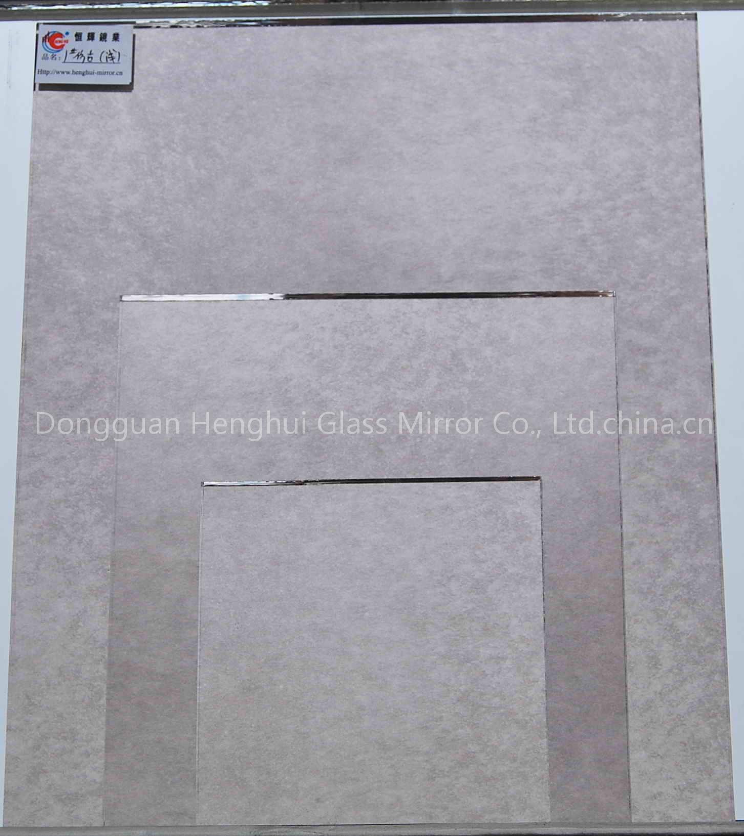 Antique mirror glass