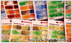 recycle glass mosaic