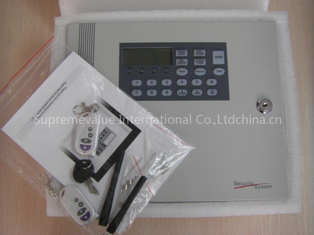 CENTERAL MONITOR GSM/TELEPHONE AUTO SWITCH ALARM SYSTEM with Matel Case