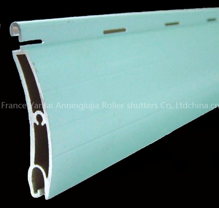Aluminium double layer roller shutter slats, aluminium lath