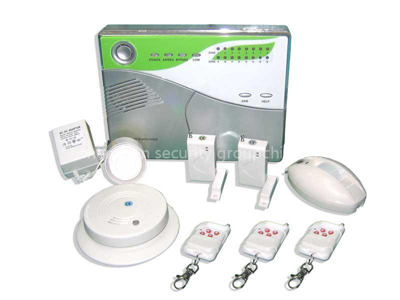 Wireless Intelligent Security Alarm System with Eight Different Defense Zones