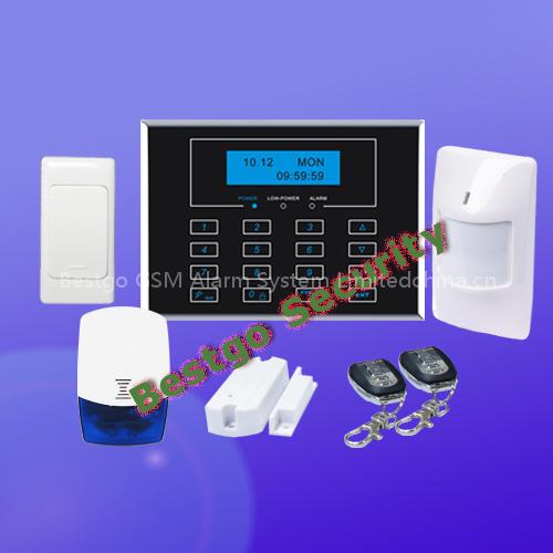 Touchpad LCD Wireless Home Burglar GSM Alarm System,Security Alarm System