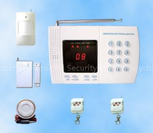 Learning code 8 wireless zones home alarm system PST-TEL204