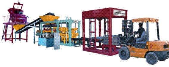 concrete block machine