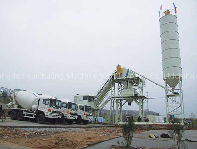 mini concrete mixing plant