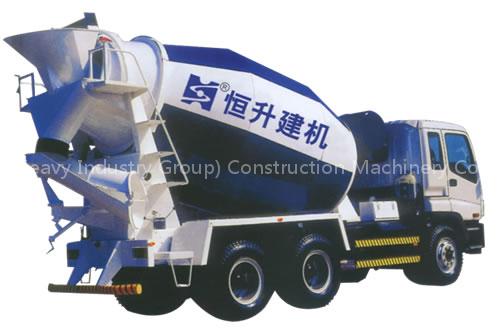 Concerete mixing delivery truck