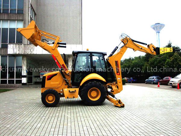82KW backhoe loader