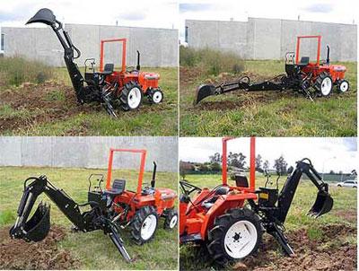 3 Point or Frame Mount Hitch Backhoe