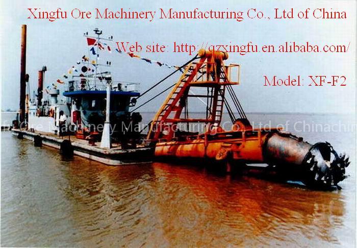 cutter suction dredger with output of