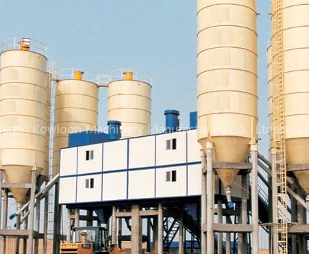 HZS concrete mixing plant
