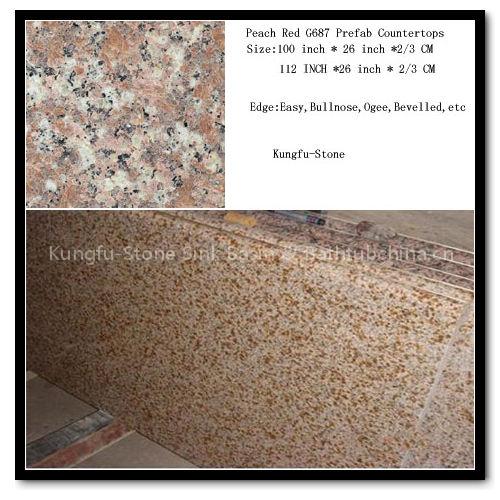 g687 granite pre fab countertop