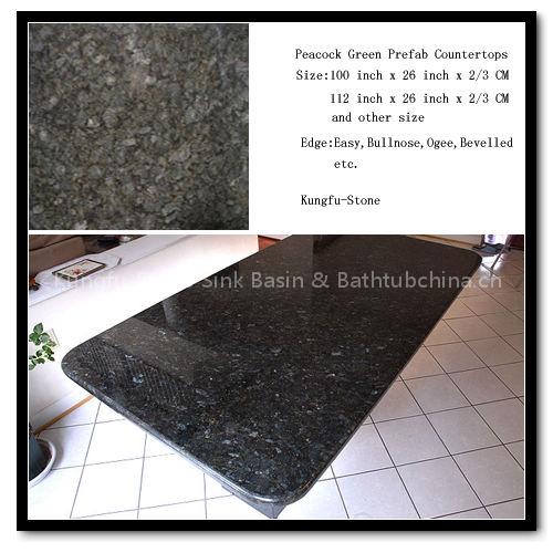 Peacock green Countertop
