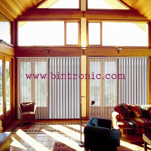 Motorized Sheer Vertical Shade