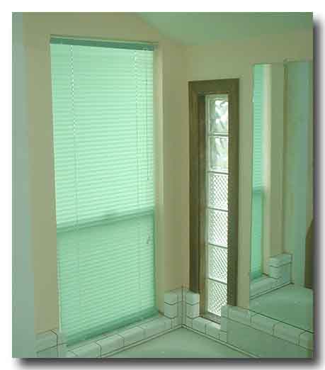 United States Glow-in-the-Dark Mini Blinds. Day Time View