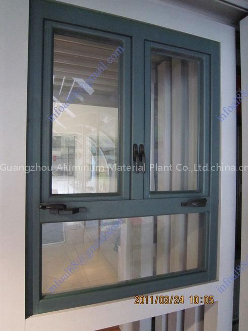 hollow glass sliding window