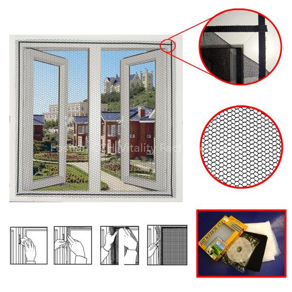 DIY window screen velcro