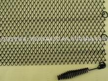 Fireplace mesh screen