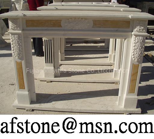 Fireplace,travertine fireplace,Carving stone,Sculpture