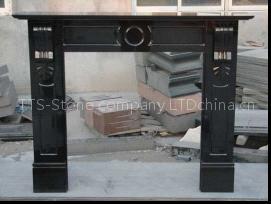 granite fireplace